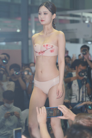 美女内衣模特